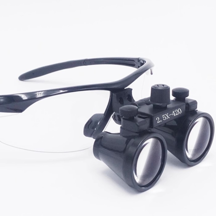 Dental Oral Magnifying Lens w/Light Surgery Orthopedic Medical w/LED Headlight 