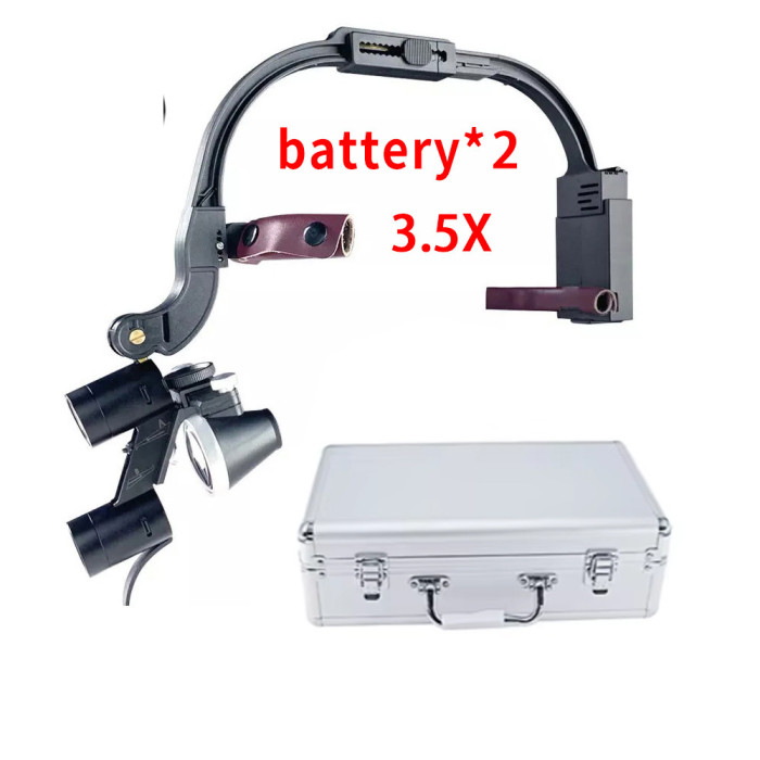 Dental Oral Magnifying Glass Headlamp HD Dentistry Dental Amplified Examination