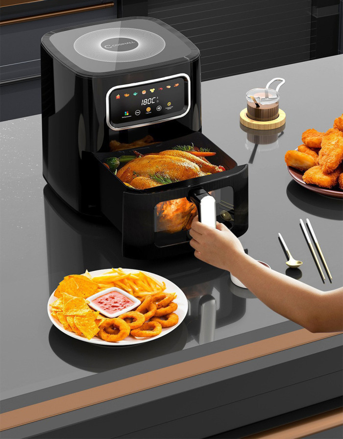 Household Visual Air Fryer Large Capacity Multifunctional Fries Roasting Baking