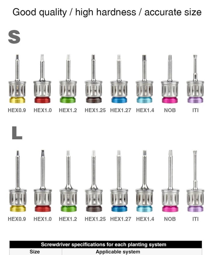 Dental Repair Universal Planting Tooth Torque Wrench Oral Planting Screwdriver