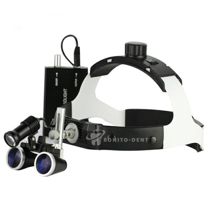 Dental 5W Spotlight Headlamp Surgical lamp Lab Magnification Binocular Magnifier