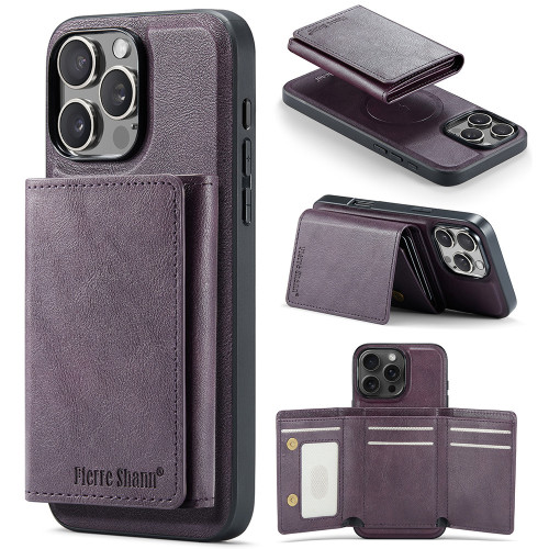 For Apple iPhone 17 Pro Max 16 15 14 13 12 Phone Cover Leathe Magnetic Case 2in1