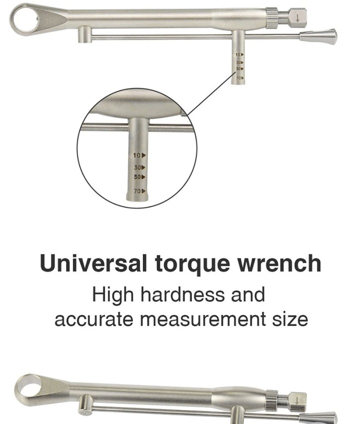 Dental Repair Universal Planting Tooth Torque Wrench Oral Planting Screwdriver