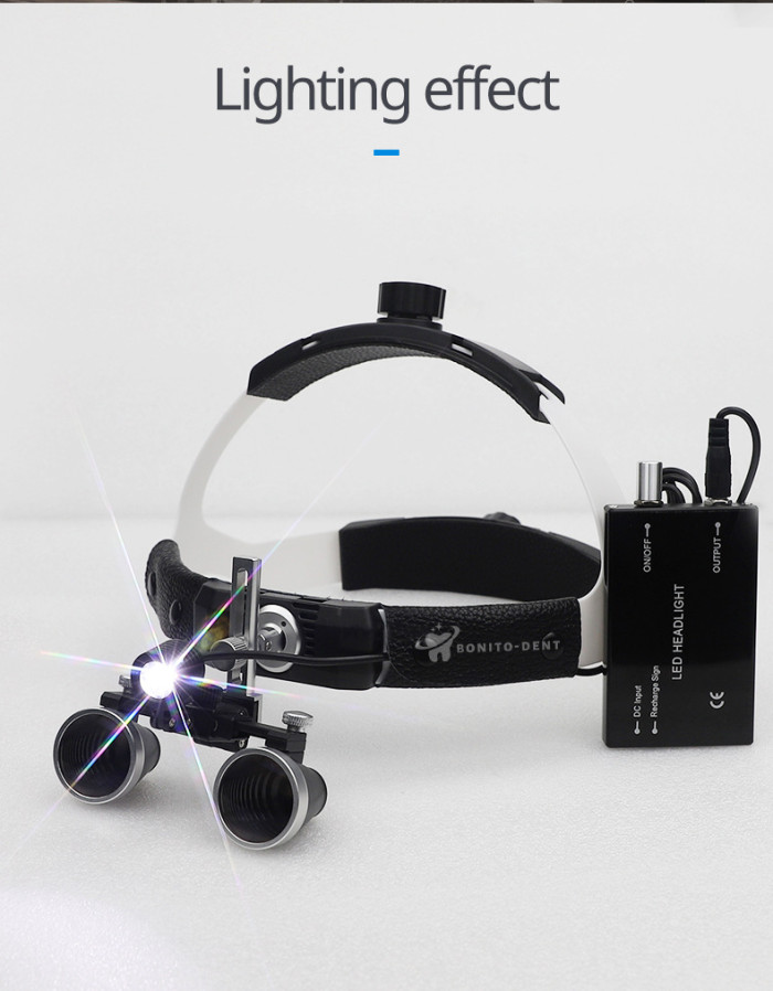 Dental 5W Spotlight Headlamp Surgical lamp Lab Magnification Binocular Magnifier