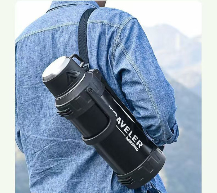5.2L Large Capacity Pot Stainless Steel Kettle 316 Outdoor Bottle Car Thermos