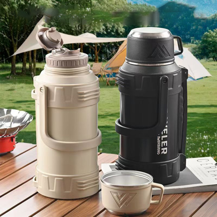5.2L Large Capacity Pot Stainless Steel Kettle 316 Outdoor Bottle Car Thermos