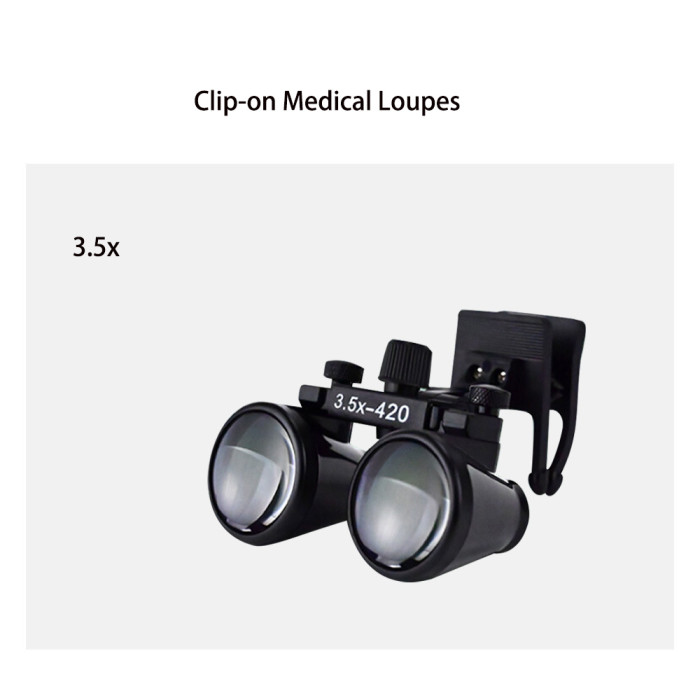 Dental Department Surgical Oral 2.5/3.5 Clip Myopia Glasses Binocular Loupe New