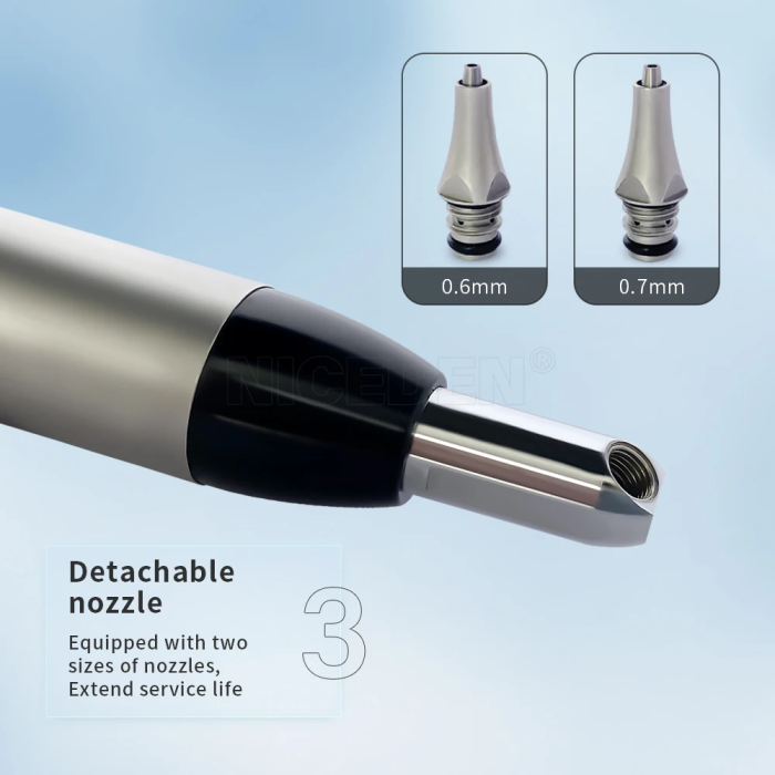 Dental Aluminum Oxide Blaster Interface Sandblasting Abrasion Polisher 2/4holes