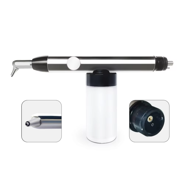 Dental Aluminum Oxide Blaster Interface Sandblasting Abrasion Polisher 2/4holes