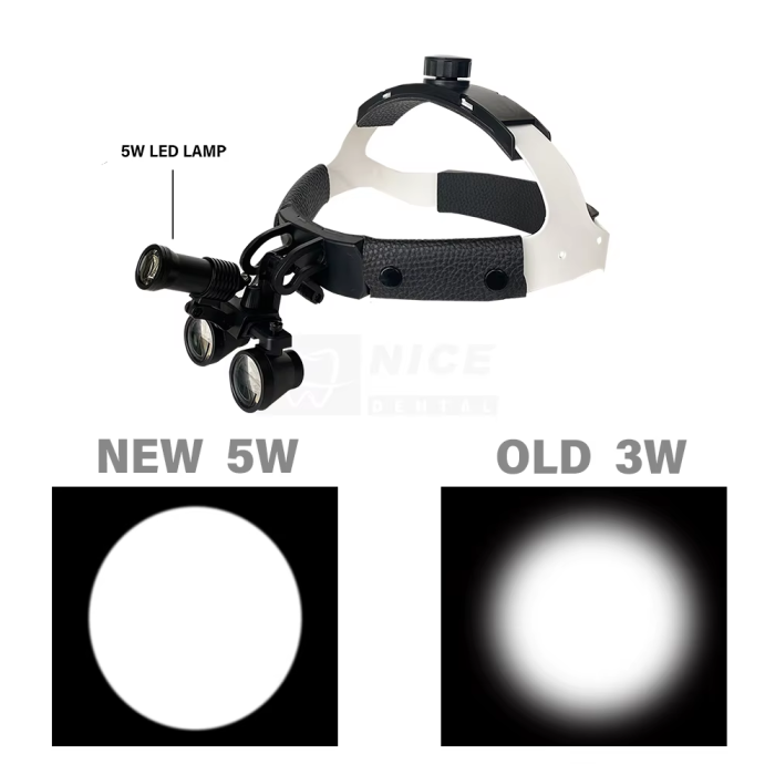Dental Mouthlighting Surgery Spotlighting Shadowless Lamp 5W LED Headlights New