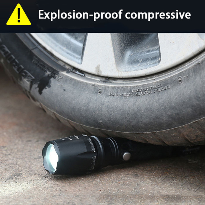 Strong Light Rechargeable Flashlight Household Outdoor Portable Flashlight Torch