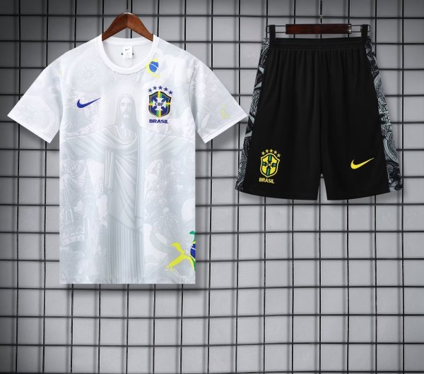 25-26 Brazil High Quality Kids Training Short Suit