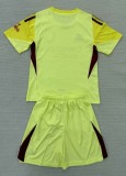 25-26 ARS Light Yellow GoalKeeper Kids Soccer Jersey