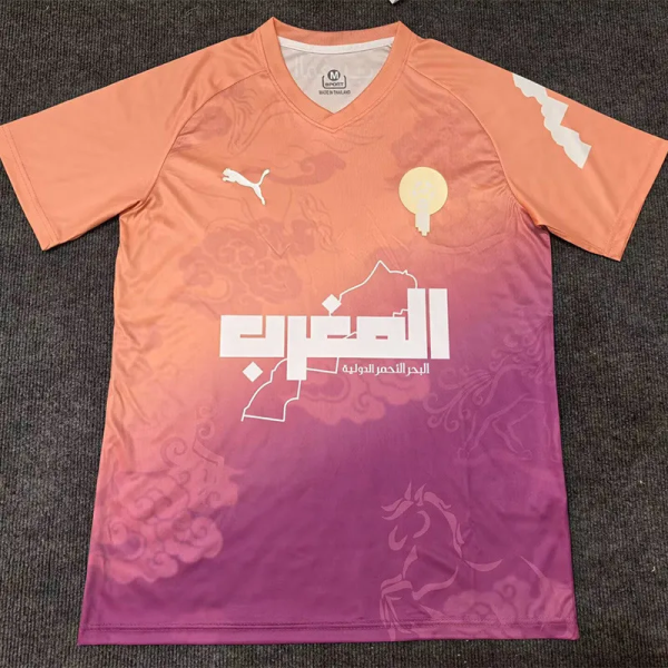 25-26 Morocco Pink Special Edition Fans Soccer Jersey