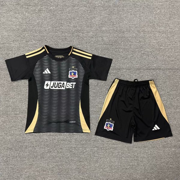 25-26 Colo-Colo Away Kids Soccer Jersey