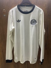 24-25 Germany White 125th Anniversary Long Sleeve Fans Version Soccer Jersey