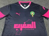25-26 Morocco Black Pink Special Edition Fans Soccer Jersey