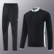 25-26 High Quality Half Pull Tracksuit— Black 黑色