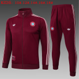 25-26 Bayern High Quality Kids Jacket Tracksuit