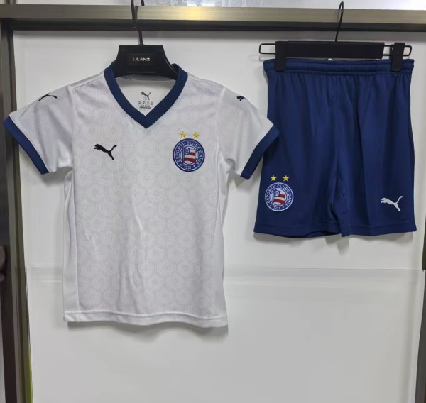 25-26 BaHia Home Kids Soccer Jersey