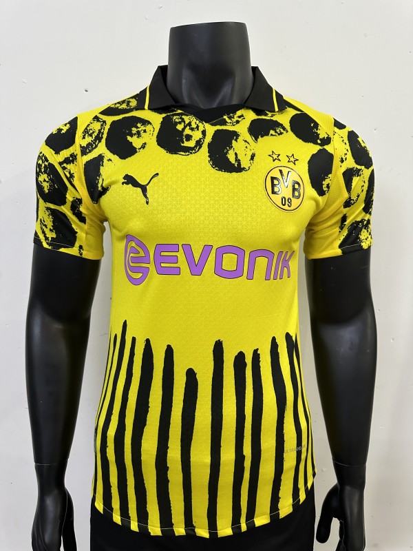 25-26 Dortmund Yellow Black Special Edition Player Version Soccer Jersey