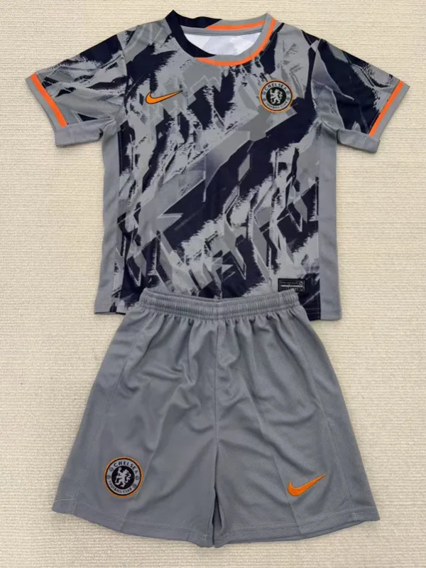 25-26 CHE Gray Concept Edition Kids Soccer Jersey