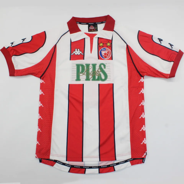 1999-2001 Red Star Home Retro Soccer Jersey