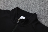 2025 AD Black Jacket Tracksuit