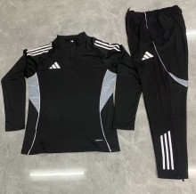 2025 AD Black Half Pull Tracksuit 
