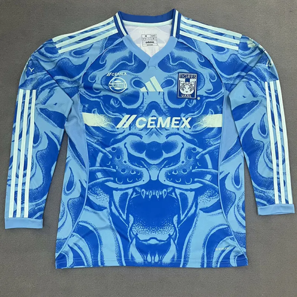 25-26 Tigres UANL Away Long Sleeve Soccer Jersey (长袖)