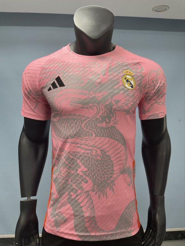 25-26 RMA Pink Special Edition Player Version Soccer Jersey