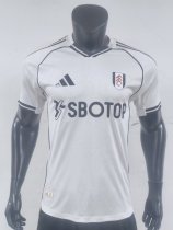 25-26 Fulham Home Player Version Soccer Jersey 1:1 Thai Quality