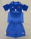 25-26 Man Utd Blue GoalKeeper Kids Soccer Jersey