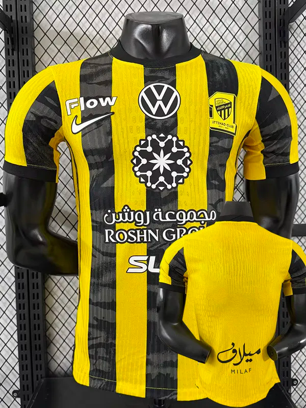 25-26 Ittihad Home Player Version Soccer Jersey