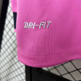 2013-2014 Boca Juniors Pink Long Sleeve Retro Soccer Jersey (长袖)