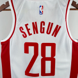 22-23 ROCKETS SWNGUN #28 White City Edition Home Top Quality Hot Pressing NBA Jersey