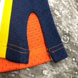 2010 WARRIORS CURRY #30 Orange Retro Top Quality Hot Pressing NBA Jersey