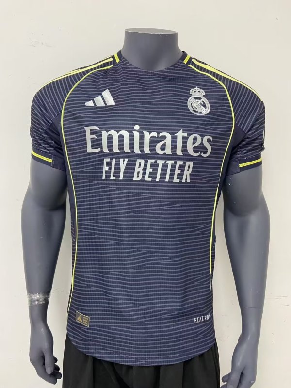 25-26 RMA Grey Special Edition Player Version Soccer Jersey
