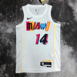 22-23 HEAT HERRO #14 White City Edition Top Quality Hot Pressing NBA Jersey