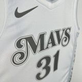 24-25 Dallas Mavericks THOMPSON #31 White City Edition Top Quality Hot Pressing NBA Jersey