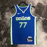 22-23 Dallas Mavericks DoNCIC #77 Blue City Edition Top Quality Hot Pressing NBA Jersey