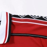 1998-1999 Man Utd Home Long Sleeve Retro Soccer Jersey