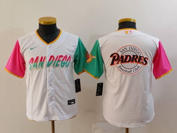 2024 NFL San Diego Padres New Pattern Kids Jersey