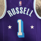 21-22 LAKERS RUSSELL #1 Purple City Edition Top Quality Hot Pressing NBA Jersey