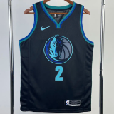 22-23 Dallas Mavericks IRVING #2 Blue Black Top Quality Hot Pressing NBA Jersey