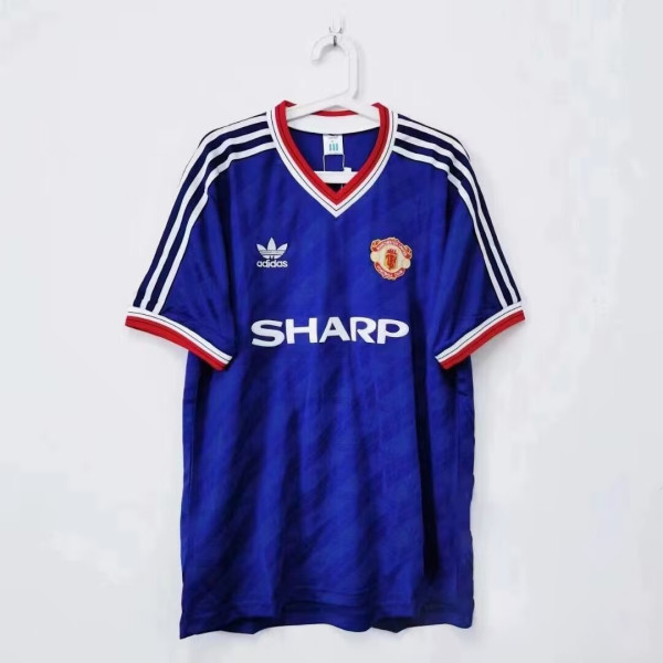 1986-1988 Man Utd Away Retro Soccer Jersey