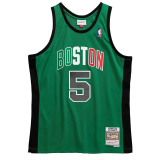 CELTICS GARNETT #5 Green Italian Game Edition Top Quality Hot Pressing NBA Jersey