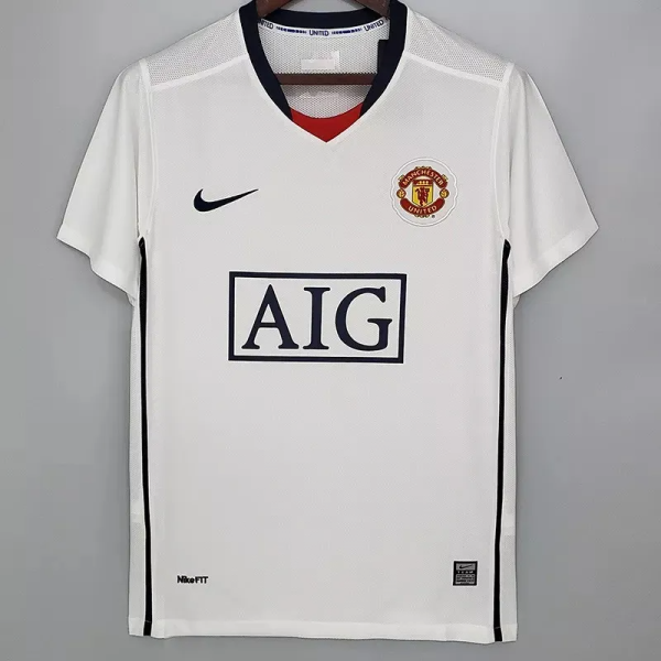 2008-2009 Man Utd Away Retro Soccer Jersey