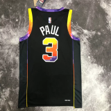 22-23 SUNS PAUL #3 Black Top Quality Hot Pressing NBA Jersey (Trapeze Edition)