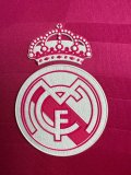 2014-2015 RMA Away Pink Long Sleeve Retro Soccer Jersey